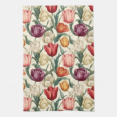 Linge De Cuisine Pâques Fleur de Tulipe (Vertical)