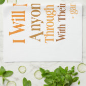 Linge De Cuisine Par ma citation Gandhi d'esprit (Plié)