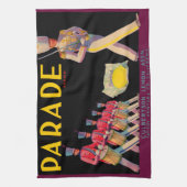 Linge De Cuisine Parade citron crate imprimé étiquette des années 1 (Vertical)