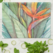 Linge De Cuisine Paradis botanique tropical II (Plié)