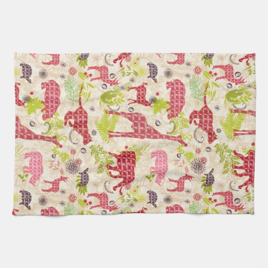 Linge De Cuisine Paradis de jungle (Horizontal)