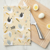 Linge De Cuisine Paradis lunaire (Quart Plié)