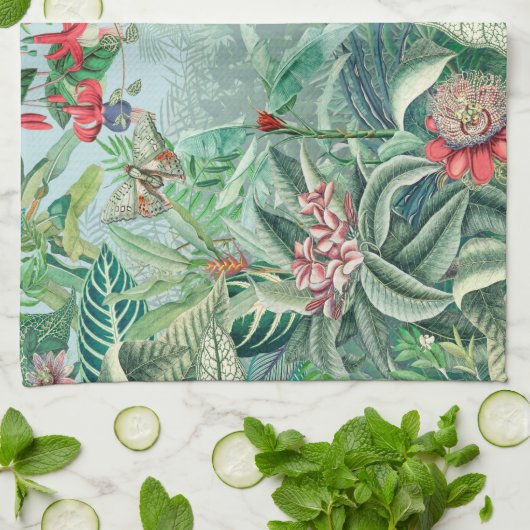 Linge De Cuisine Paradis tropical (Plié)