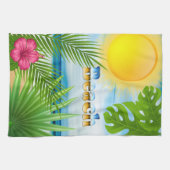 Linge De Cuisine Paradis tropical de Sunrise Beach (Horizontal)