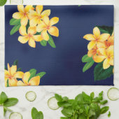 Linge De Cuisine Paradis tropical Plumeria Hawaiian (Plié)