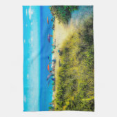 Linge De Cuisine Parasols de plage le long de l'océan (Vertical)