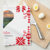 Linge De Cuisine Parastas personnalisé  (Quart Plié)