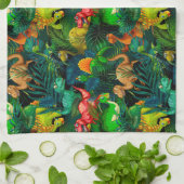 Linge De Cuisine Parc à dinosaures (Plié)