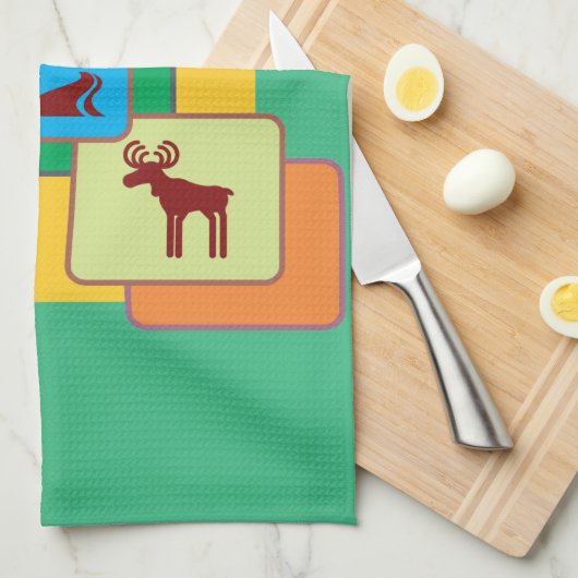 Linge De Cuisine Parcs nationaux (Quart Plié)