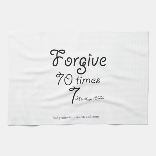 Linge De Cuisine Pardonner 70 fois 7 (Horizontal)