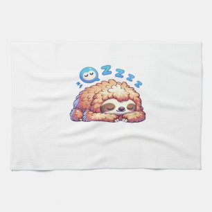 Linge De Cuisine Paresseux endormi Kawaii qui fait la sieste Zzz Dr