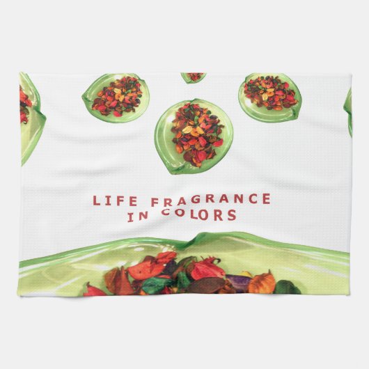 Linge De Cuisine Parfum de vie : Potpourri message inspirant (Horizontal)