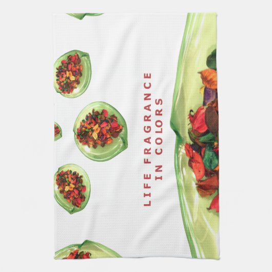 Linge De Cuisine Parfum de vie : Potpourri message inspirant (Vertical)