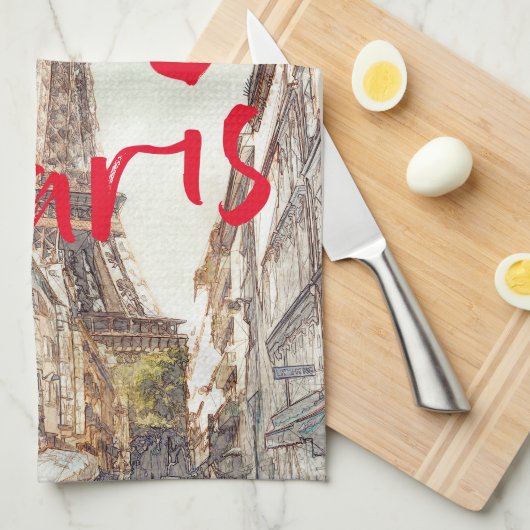 Linge De Cuisine Paris (Quart Plié)