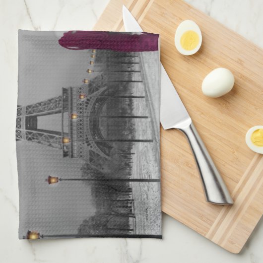 Linge De Cuisine Paris B&W 2 (Quart Plié)