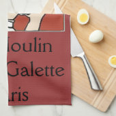 Linge De Cuisine Paris Café, ajouter du texte (Quart Plié)