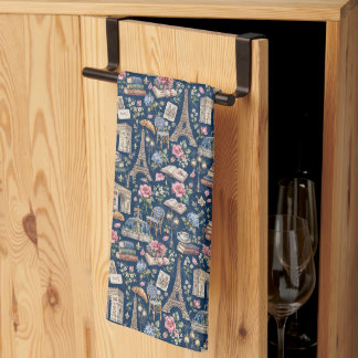 Linge De Cuisine Paris Dark Icons Chic Design