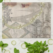 Linge De Cuisine Paris France Jolie fille Eiffel (Plié)