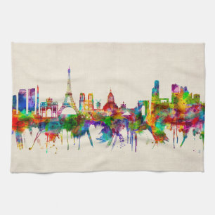 Linge De Cuisine Paris France Skyline