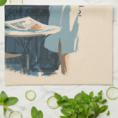 Linge De Cuisine Paris Morning Coffee Elegance (Plié)