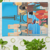 Linge De Cuisine Paris victorien (Plié)