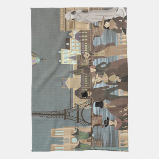 Linge De Cuisine Paris victorien (Vertical)