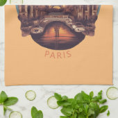 Linge De Cuisine Paris, Ville de l'amour et de la lumière (Plié)