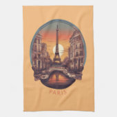 Linge De Cuisine Paris, Ville de l'amour et de la lumière (Vertical)