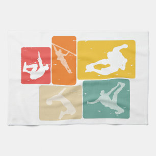 Linge De Cuisine Parkour Freerunner Traceur Retro Freerunning