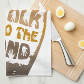 Linge De Cuisine Parler À La Main (Quart Plié)