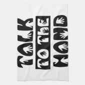 Linge De Cuisine Parler À La Main (Vertical)