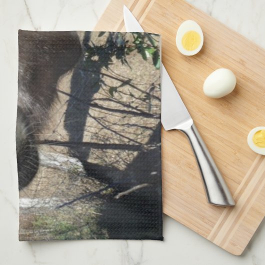 Linge De Cuisine Parler de cheval Brown (Quart Plié)