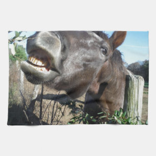 Linge De Cuisine Parler de cheval Brown