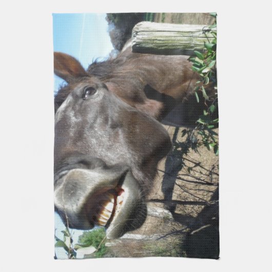 Linge De Cuisine Parler de cheval Brown (Vertical)