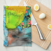 Linge De Cuisine Parrot Bird Lover Kitchen Towel (Quart Plié)