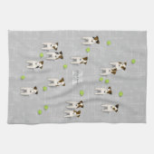 Linge De Cuisine Parson Jack Russell Terriers gris ou TOUTE couleur (Horizontal)