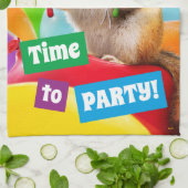 Linge De Cuisine Parti Chipmunk De Sombrero (Plié)