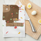 Linge De Cuisine Parti Confetti Sasquatch Bigfoot (Quart Plié)