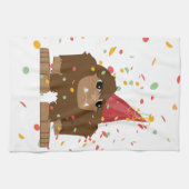 Linge De Cuisine Parti Confetti Sasquatch Bigfoot (Horizontal)