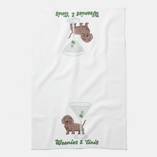 Linge De Cuisine Parti Weenies & Martinis (Vertical)