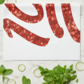 Linge De Cuisine parties scintillant cent émoticônes (Plié)