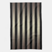 Linge De Cuisine Parties scintillant dorée rayé rayé rayé rayures n (Vertical)