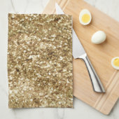 Linge De Cuisine Parties scintillant Gold Confetti (Quart Plié)