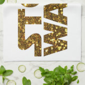 Linge De Cuisine parties scintillant : mettre fin aux guerres (Plié)