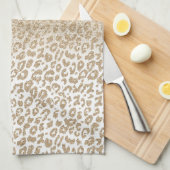 Linge De Cuisine Parties scintillant or tendance et dégradé Emprein (Quart Plié)