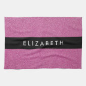 Linge De Cuisine Parties scintillant rose, Arrière - plan Parties s (Horizontal)