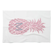 parties scintillant rose monogramme ananas