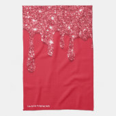 Linge De Cuisine Parties scintillant rouge (Vertical)
