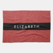 Linge De Cuisine Parties scintillant rouge, Arrière - plan Parties  (Horizontal)