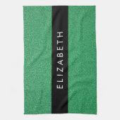 Linge De Cuisine Parties scintillant verte, Arrière - plan Parties (Vertical)